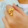 Anillo Antiguo Francés Color Oro Chapado en Oro Marca New Fortune para Hombre Anillo de la Fortuna Anillo Grueso para Mujer Regalo para Pareja
