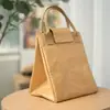 Bolsa de Papel para Almuerzo Dupont Bolsa Térmica Impermeable Bolsa para Lonchera de Papel de Aluminio Bolsa para Lonchera Portátil para Trabajadores de Oficina y Estudiantes Hecho a Medida