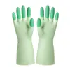 Luvas de Látex Coloridas de Borracha para Lavar Impermeáveis Anti-Óleo Doméstico Luvas para Tarefas Domésticas Cozinha Lavar Louça Luvas de Limpeza Duráveis