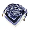 Bufanda Cuadrada Nueva de Hebilla Magnética para Primavera y Otoño Bufanda de 70% Algodón y Lino Bufanda Collar Bufanda para Mujer Venta al por Mayor