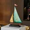 Enfeites de Modelo de Barco Sala de Estar Gabinete de TV Gabinete de Vinho Mesa de Escritório Decoração de Luxo Leve Atacado Transfronteiriço Amazon Jd