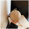 Niche Design Round Ball Bag Feminino 2024 Novo High-end Sense Portátil Crossbody Corrente Pequena Bolsa Mini Bolsa Vermelha