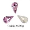 Dongzhou Cristal K9 Fundo Pontiagudo Diamante Acessórios para Joias DIY Diamante de Vidro Gota D'água Fina Cor Diamante Super Brilhante Diamante para Unhas Atacado