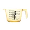 Taza medidora de vidrio engrosado con escala para cocina, tazón multifuncional para batir huevos, herramienta para hornear, para colar arroz, taza medidora para el hogar