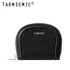 Portatarjetas de Acordeón Estilo Mini Concha de Gama Alta Pu Ranura Múltiple para Tarjetas Taomicmic Simple Estilo Ins Portatarjetas de Moda Portatarjetas de Identificación