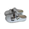 Nueva Colección Primavera/Otoño 2026: Pantuflas de corte bajo, punta redonda, con puntos negros, cómodas, sin cordones, de suela gruesa, medio cubiertas