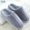 Pantuflas de Algodón para Hombre Hogareñas Otoño e Invierno Antideslizantes 2024 Nuevas para el Hogar Interior Cálidas Pantuflas de Peluche Pantuflas de Algodón para Mujer