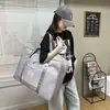 Bolsa de armazenamento de colcha para mover e organizar roupas, bolsa de viagem à prova d'água e de umidade de grande capacidade, bolsa de colcha para embalar bagagem