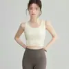 Ropa de Yoga para Mujer, Sujetador Deportivo de Alta Intensidad con Almohadillas en el Pecho, Hermoso Diseño en la Espalda, Chaleco Deportivo Push-Up Estampado, Ropa de Fitness Pilates para Exteriores