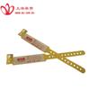 Pulsera desechable para niños, resistente al agua, de papel, con cierre de presión, de PVC sintético, para identificación.