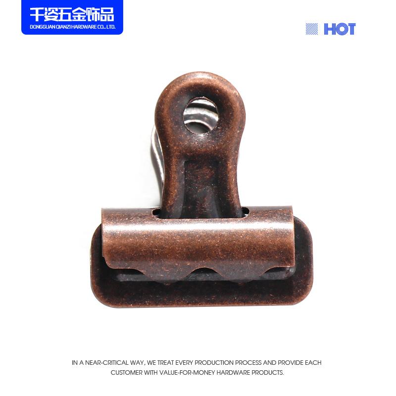 红古铜牛头夹主图01