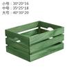 Caja de Madera Rectangular, Caja de Almacenamiento Vieja, Exhibidor de Ventana, Caja con Marco de Madera Chenmei para Centro Comercial, Accesorios de Boda, Caja de Madera Retro