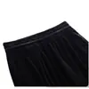 Calças de Veludo para Mulheres, Nova Coleção Primavera e Outono, Tamanho Grande, Cropped Casual, Calças Harem, Emagrecedoras, Versáteis, Cintura Alta, Skinny