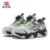 Zapatillas de botón Habi Bear para niños primavera y otoño, zapatos de malla transpirable para senderismo al aire libre para niños y niñas, zapatos de papá para niños mayores