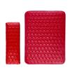 Set de Herramientas para Manicura, Almohada de Mano para Manicura, Almohadilla de Mano, Almohada de Mano Cuadrada de Cuero con Patrón de Corazón Especial para Salón de Uñas, Removible y Lavable