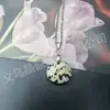 Colgante Redondo Facetado de Cristal Natural Gota de Agua Ágata Jade Collar Plano de Gota de Agua Joyería de Venta Caliente Transfronteriza DIY Venta al por Mayor