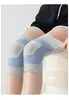 Rodilleras Ligeras para Calentar las Articulaciones para Todas las Estaciones, Protección para las Piernas a Prueba de Frío, Elásticas, Sin Costuras, Transpirables, Amigables con la Piel, Mangas para la Rodilla para Mujeres