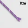 Cuerda Redonda de Poliéster con Patrón de Puntos de Colores de 5 mm Hilada en Núcleo para Tejido Hecho a Mano DIY, Moda Personalizada, Cuerda Decorativa Práctica para Cinturas, Sombreros y Pantalones