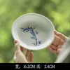 Serie de Juego de Té Pintado a Mano de las Dinastías Tang y Song, Juego de Té Kung Fu para Uso Doméstico, Incluye Gaiwan, Tetera, Tazas de Té, Posavasos, Recipiente para Té y Colección de Cuchara para Té