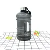 Taza Cubo de Gran Capacidad Termo Deportivo Fitness Gimnasio Mancuerna Taza Portátil Creativa de Plástico Espacial 2.2L