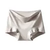 Ropa interior antibacterial para mujer estilo coreano de algodón de Xinjiang personalizada de fábrica, algodón puro 80S de alto número de hilos, calzones tipo boxer sin costuras transpirables con control de abdomen