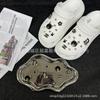 Accesorios Estilo Chanel para Zapatos Crocs, Decoraciones de Pedrería Chanel, Dijes para Zapatos, Hebillas Decorativas, Accesorios Desmontables DIY para Pantuflas
