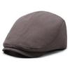 Estilo britânico estilo retrô newsboy chapéu masculino cor sólida all-match japonês simples chapéu avançado ao ar livre casual all-match pico cap