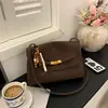 2026 Bolso de Hombro Tote de Cuero Suave Estilo Vintage para Mujer, Bolso Cruzado Casual de Gran Capacidad de Gama Alta, Bolso Sencillo para el Trabajo