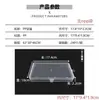 Caja Vacía Transparente Cuadrada para Mascarilla Caja de Almacenamiento de Tapones para los Oídos de Plástico Caja Antipolvo Juego de Caja de Exhibición de Muestras de Herramientas