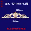 Tallado en Madera Dongyang Piezas de Flor Tallada en Madera Calcomanía Decorativa Tallada en Madera Cabezal de Puerta de Madera Maciza Marco de Puerta de Flor Larga Pared de Fondo Flor de Madera