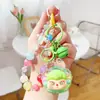 Cadena Creativa para Bolso Taza Colgante Cuentas de Colores Conejo Fantasía Acrílico Arena Movediza Aceite Muñeca Colgante Pequeño Creativo Niña Regalo Pequeño