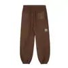 Adwysd Sempre Faça o Que Você Deve Fazer Calça de Moletom Básica de Veludo Sun Roll Inverno