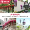 Glicínia Violeta Flor Artificial Pendurada na Parede Parede para Fotografia de Casamento Flor Falsa Pendurada Buquê de Flores Cesta Suspensa para Sala de Estar Decoração de Parede