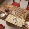 Jogos Americanos, À Prova de Óleo, Impermeáveis, Toalhas de Mesa Sem Lavagem, Luxo Leve, High-End, Retangulares, Jogos Americanos Anti-Escaldamento para Mesa de Centro, Protetores de Mesa