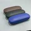 Caja para Gafas Presbópicas de Color Sólido Simple Retro de Nicho con Patrón de Lichi Moda Portátil Caja de Almacenamiento para Gafas de Piel Mate