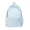 Mochila Sencilla Casual de Color Liso para Niñas, Escuela Primaria, Escuela Secundaria, Preparatoria, Estudiantes Universitarios, Estilo Coreano Harajuku Moderna con Doble Hombro