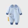 Mamelucos para Bebé, Mamelucos de Terciopelo Cálidos de Otoño e Invierno para Niños y Niñas, Batas de Manga Larga con Broches, Ropa para Salidas de Otoño