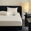 Conjunto de Lençol de Cama Matelassado Xadrez e Lyocell Respirável de Três Peças com Capa Protetora Simmons Aumentada Cor Pura Simples 1.5/1.8m