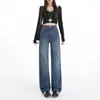 Jeans Juvenil Laranja # Cintura alta, corte justo para mulheres baixinhas, elástico, modelador, moderno, casual, calça reta versátil
