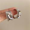 Brincos de Nicho Simples em Forma de C Estilo Ins Cool Metal de Alta Qualidade Elegantes Roupa de Trabalho Versátil Moda Atacado Tendência
