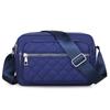 Bolso de Mujer Estilo Coreano Moda Nuevo Hilo Bordado Mediana Edad y Personas Mayores Gran Capacidad Hombro Único Diagonal Tela Bolso Puesto Callejero Suministro Precio de Fábrica Al por Mayor