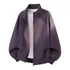 Chaqueta de vuelo nueva de diseño deconstruido con patchwork acanalado transfronterizo para hombres y mujeres, chaqueta casual con cuello alto, prenda exterior estilo americano