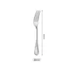 Cuchillo, tenedor y cuchara de acero inoxidable 304 para vajilla occidental, cuchillo y tenedor de bistec con relieve europeo para boda, cuchara de postre, vajilla para restaurante occidental