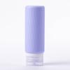Botella de silicona portátil para viajes al aire libre, para almacenar loción, limpiador facial y champú.