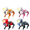 Nueva lámpara de mesa robot perro creativa transfronteriza LED linda para dormitorio de estudiante lámpara de mesa pequeña regalo venta al por mayor