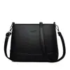 Bolsa Feminina de Couro PU para Comércio Exterior, Grande Capacidade, Nova Bolsa de Ombro de Couro Vintage, Bolsa Transversal Versátil na Moda, Tendência