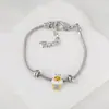Pulseira de Cobre Banhado Exquisita Simples Versátil Popular em Vendas Transfronteiriças Pulseira de Prata da Moda Personalizada Pulseira Feminina com Zircônia