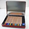 Fábrica de minas de color Madera juego de lápices de colores de 12/18/24 colores pluma para pintar a color al óleo logotipo de comercio exterior