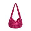 Bolsa Cruzada Chica Estilo Coreano Plegada Nube Nueva Casual Versátil Burbuja Gran Capacidad para Viajar Cruzada al Hombro