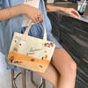 Bolso de Lona de Moda para Mujer 2026 Nuevo Modelo Bolso Tote Bolsa para Lonchera Minibolsa de Mano Bolsa para Almuerzo de Estudiante y Viajero al por Mayor